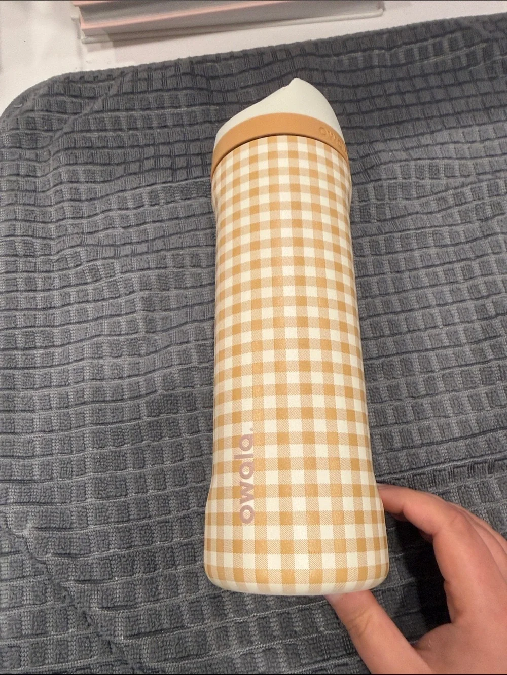 Hearth and Hand with Magnolia x Owala 24 oz Freesip Gingham Insulated Bottle